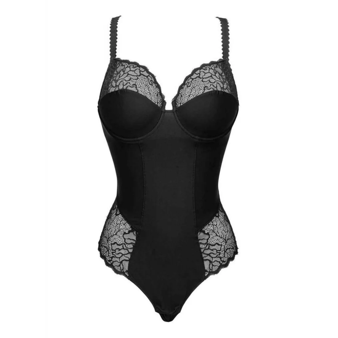 Body avec armatures noir - Oceane