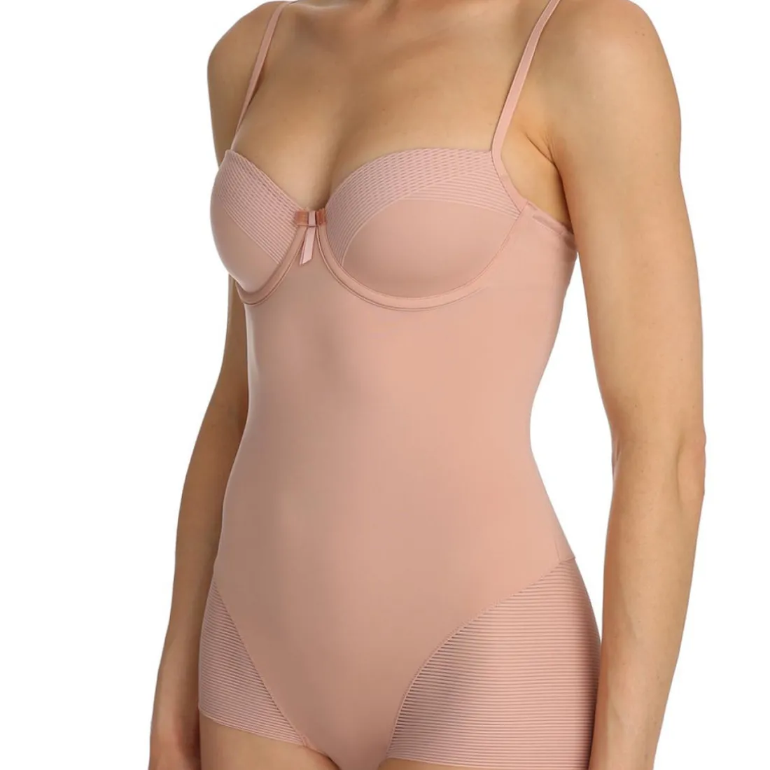 Body avec armatures rose poudré Marie Jo