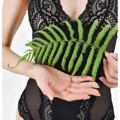 Body décolleté Sans Armatures - Noir Scandale eco-lingerie