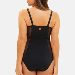 Body en dentelle avec armatures noir