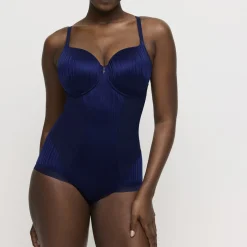 Body forme cœur rembourré - Saphir Bleu