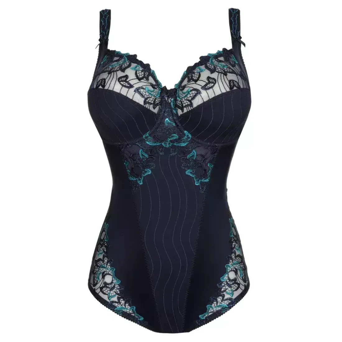 body galbant emboitant bleu
