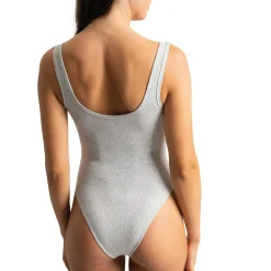 Body Kate gris en coton