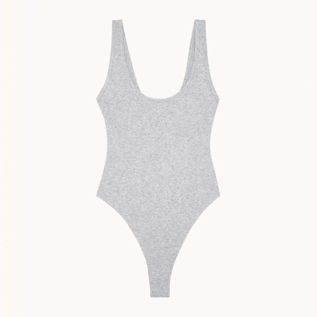 Body Kate gris en coton