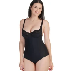 Body modelant avec armatures noir