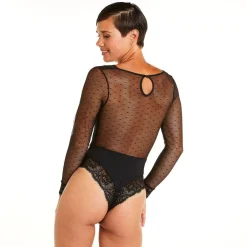 Body tanga noir Impériale