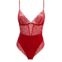 Body Tanga rouge Amandine