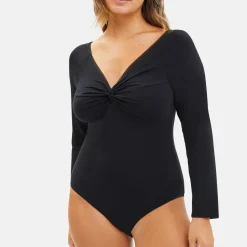 Body thermique manches longues noir