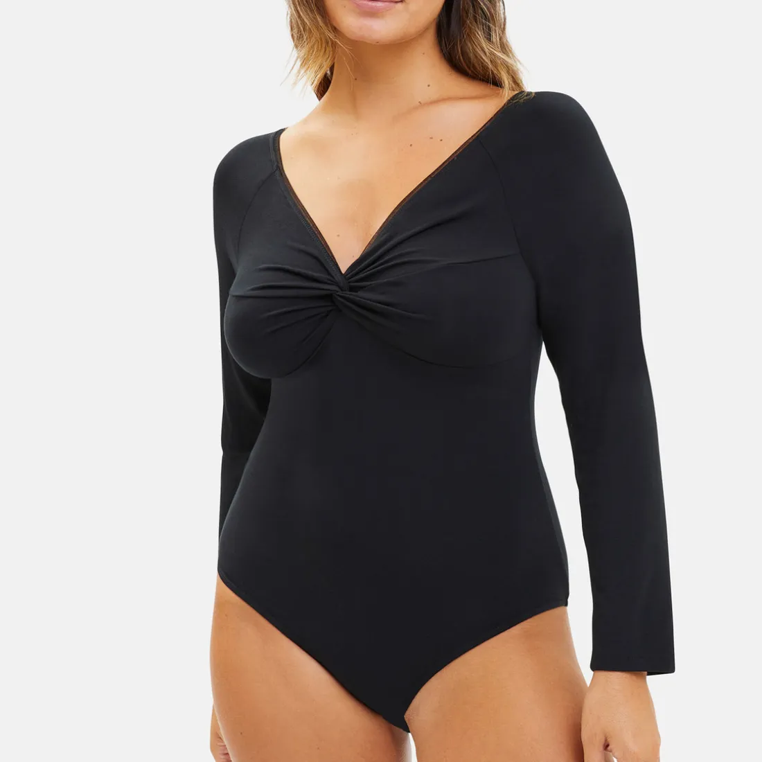 Body thermique manches longues noir