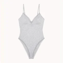 Body triangle en coton - Gris