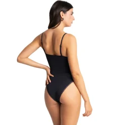 Body triangle en coton - Noir