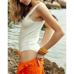 Body WINONA blanc en coton