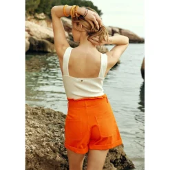 Body WINONA blanc en coton
