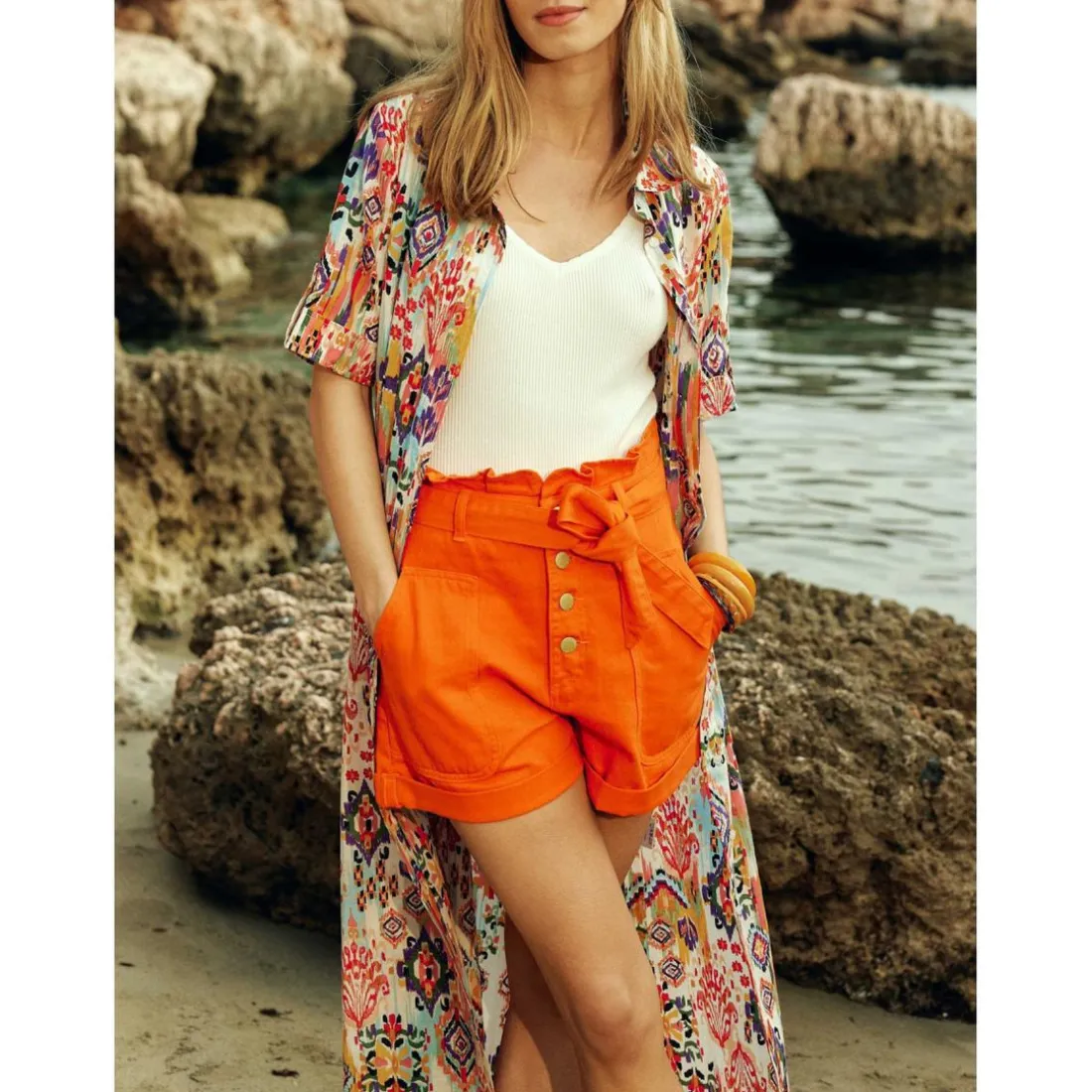 Body WINONA blanc en coton