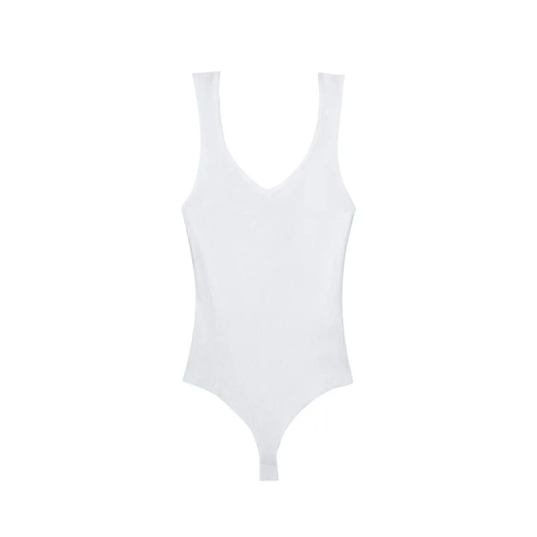 Body WINONA blanc en coton
