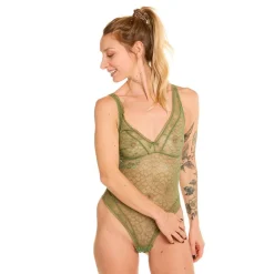 Bodytanga kaki Masque vert