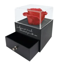 Boite à bijoux Rose eternelle Rouge - So charm