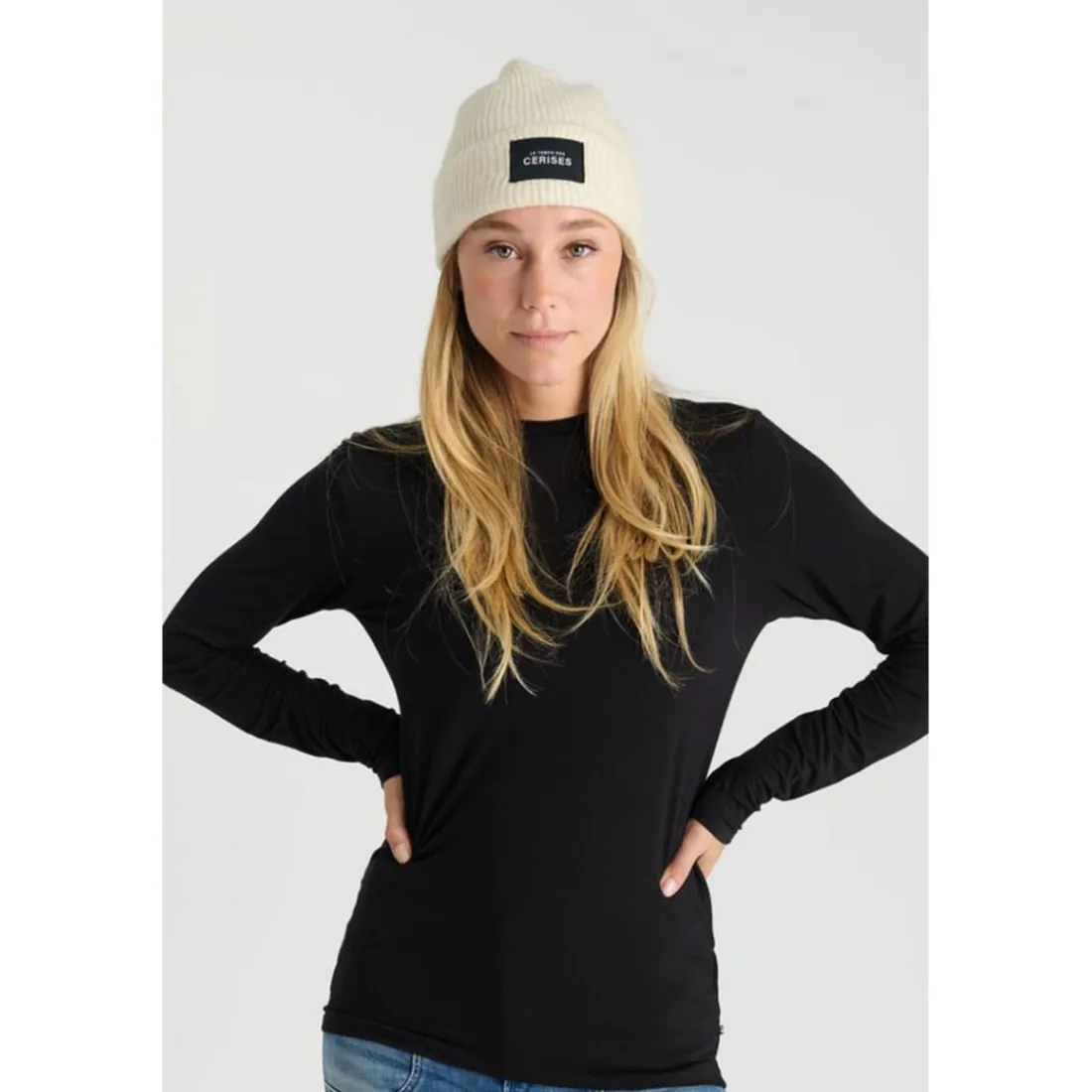 Bonnet FLORIZA blanc Rhea en coton