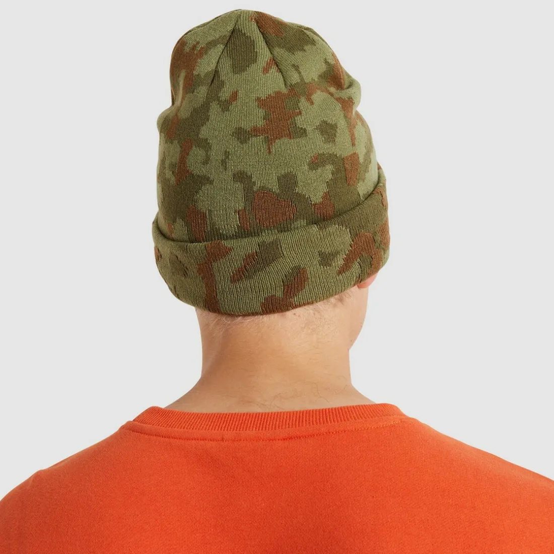 Bonnet Homme Velly Camo Kaki en laine