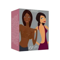 Bonnets en silicone adhésif Lift It's Magic Bodyfashion transparent