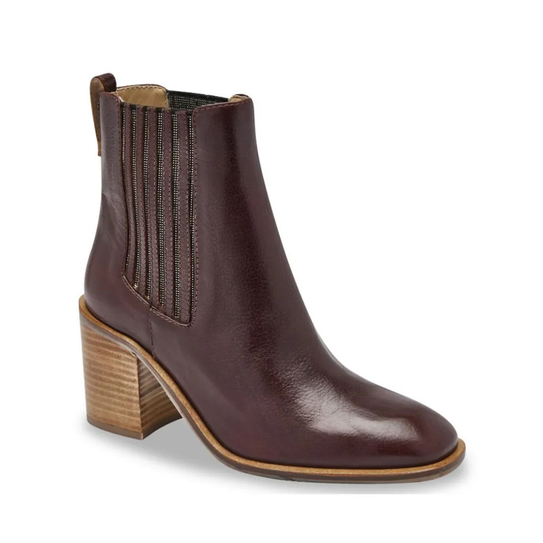 Boots - Bordeaux en cuir