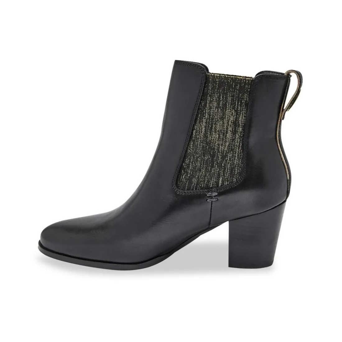 Boots - Noir en cuir