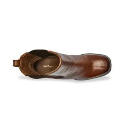 Boots camel VANILLA en cuir