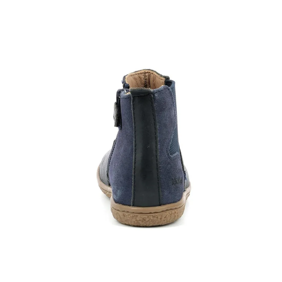 Boots enfant VERMILLON Bleu marine en cuir