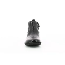 Boots enfant VERMILLON Noir en cuir