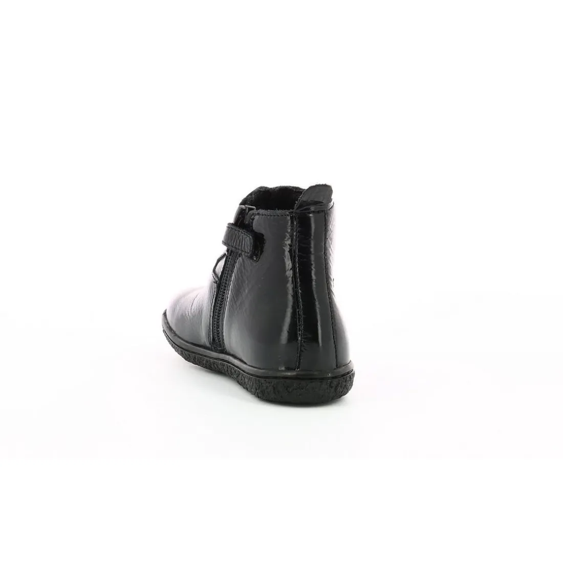Boots enfant VERMILLON Noir en cuir