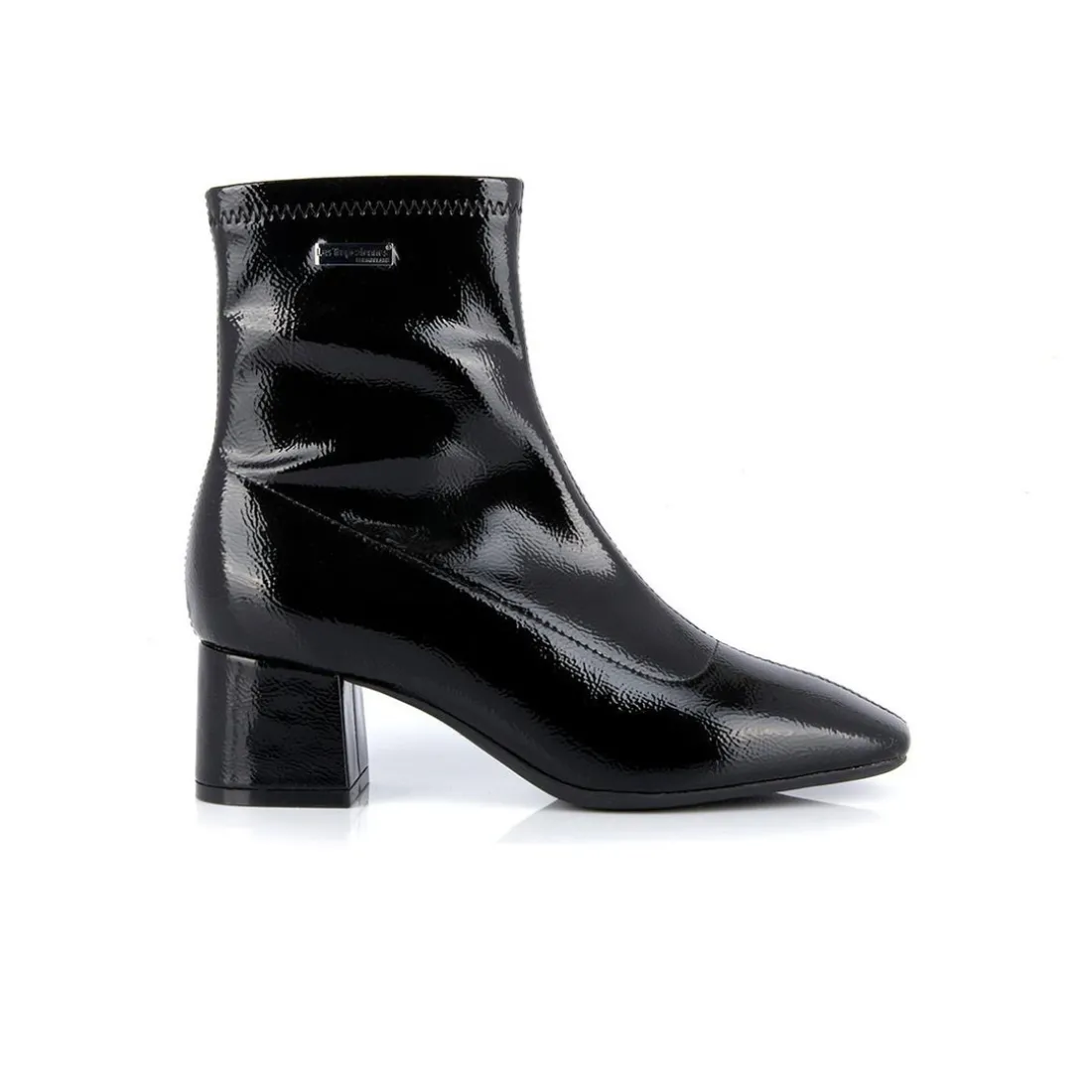 Boots femme noir vernis DANIELA