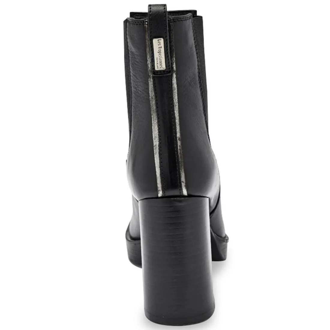 Boots noir VANILLA en cuir