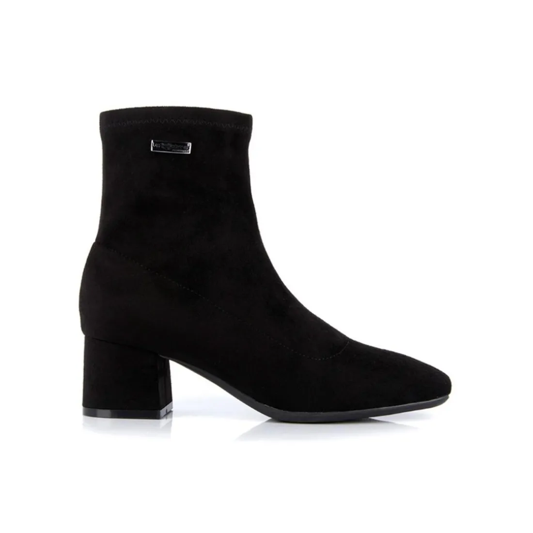 Boots noir-suede DANIELA en cuir