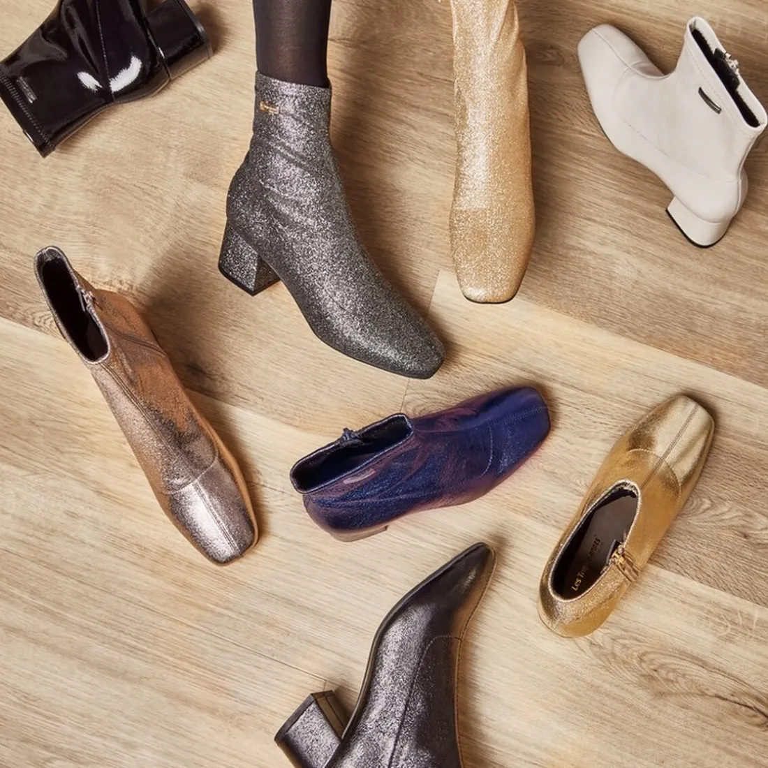 Boots or DANIELA en cuir