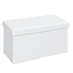 Boîte de rangement blanc pliable TESSO
