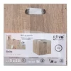 Boîte de Rangement en Bois Naturel