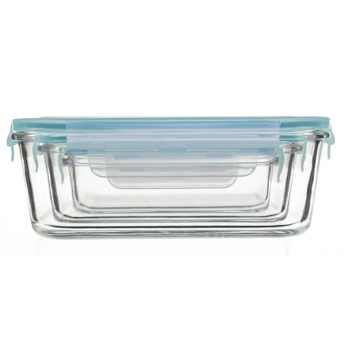 Boîte Verre Carré Clips x 3