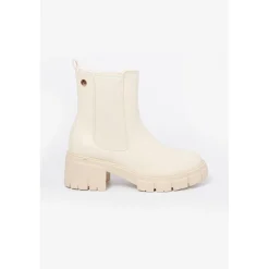 Bottes à semelles crantées blanc