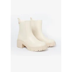 Bottes à semelles crantées blanc