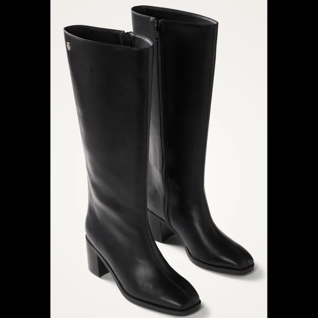 Bottes à talon noires India