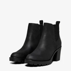 Bottes à talons femme noir