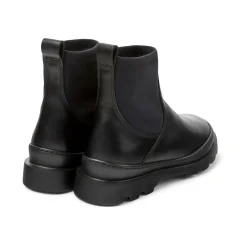 Bottes chelsea Brutus noir en cuir