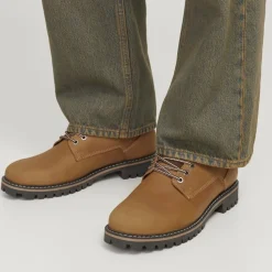 Bottes en cuir Jaune Beau
