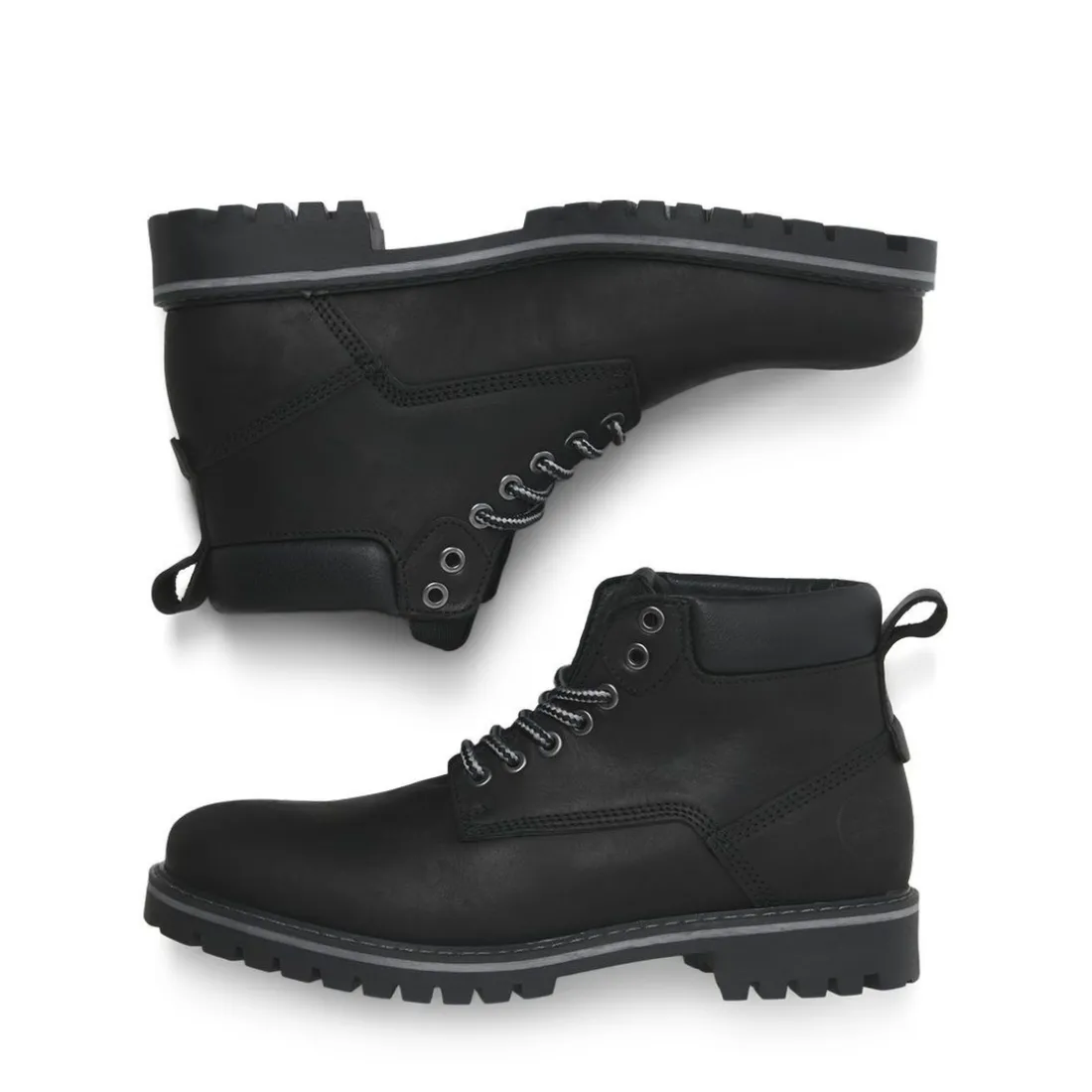 Bottes en cuir Noir Lance