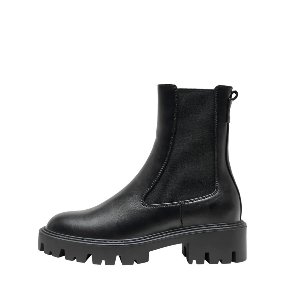 Bottes femme Bout en amande noir Demi