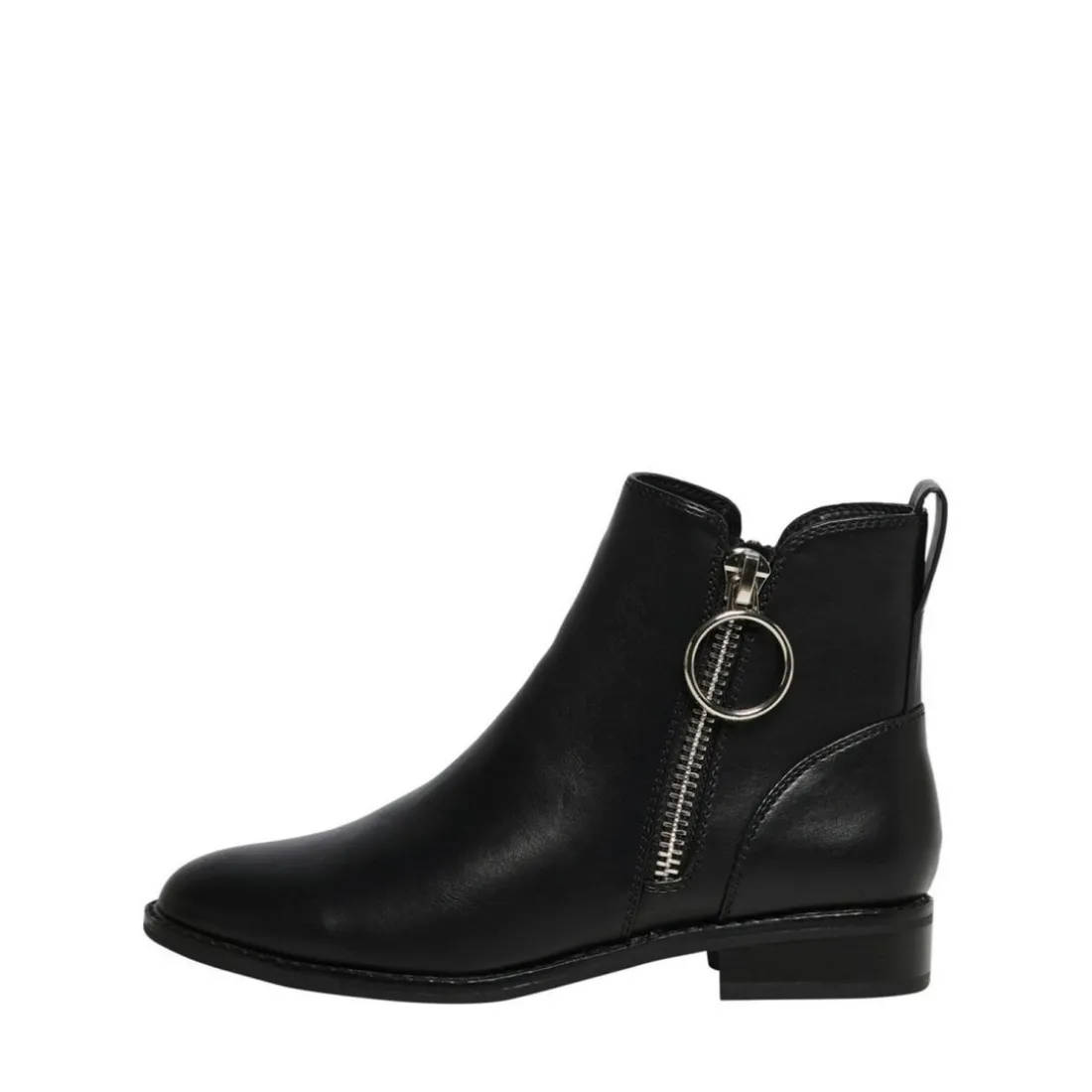Bottes femme Bout en amande noir Mina