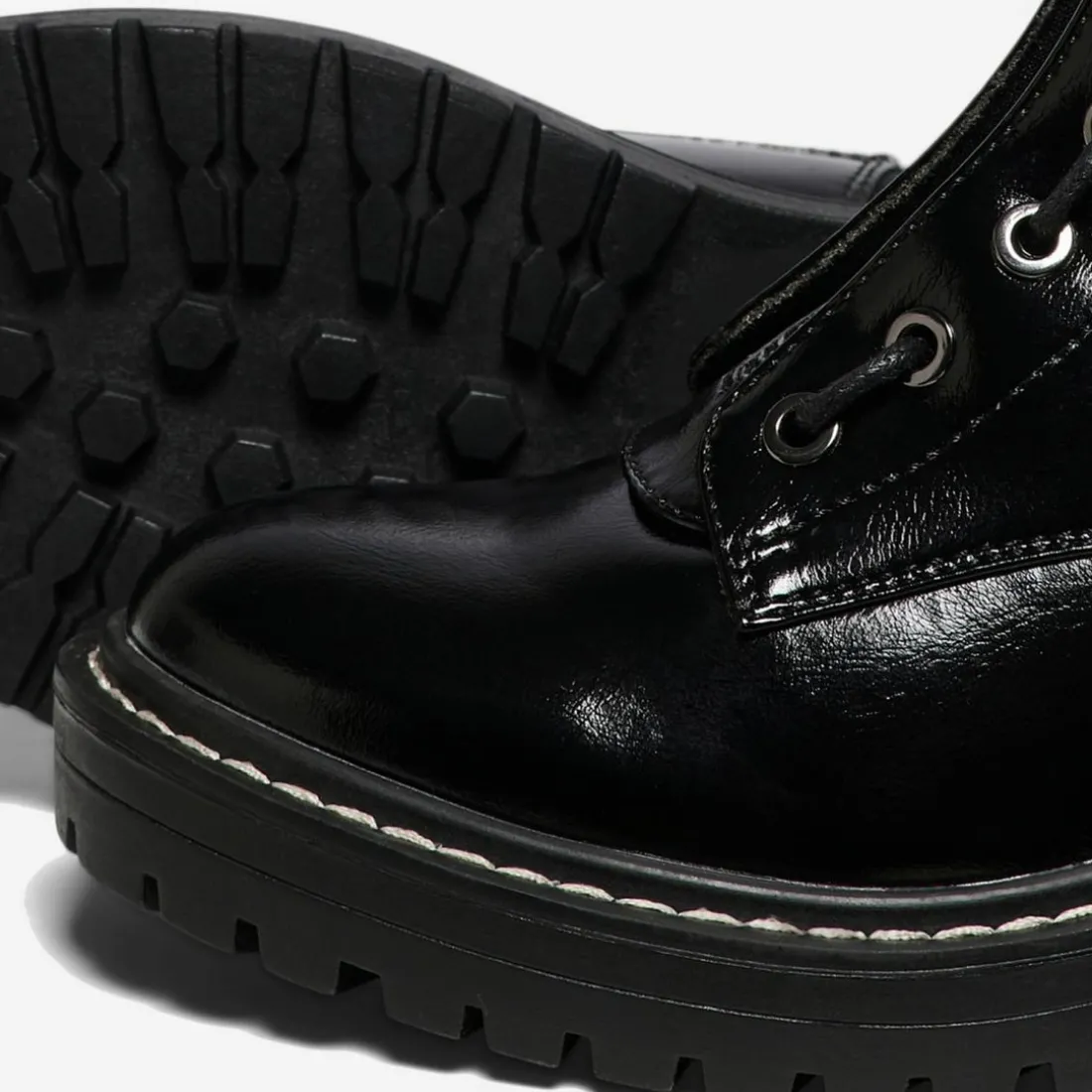 Bottes femme Bout rond noir