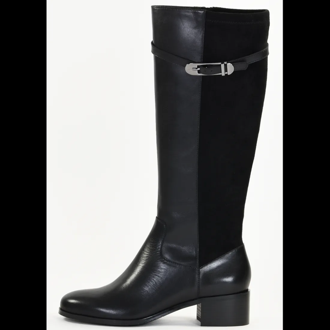 Bottes femme en Cuir DAISIA Noir