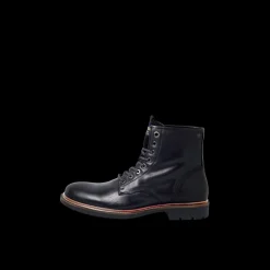 Bottes homme anthracite lacets cuir Sam