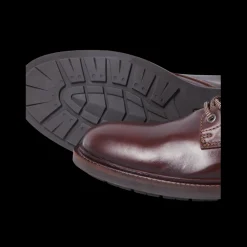 Bottes homme marron lacets cuir Raj